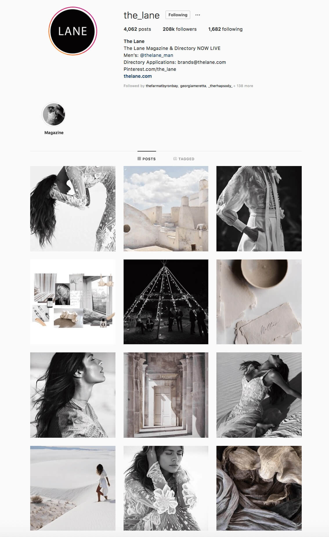 The Lane Instagram