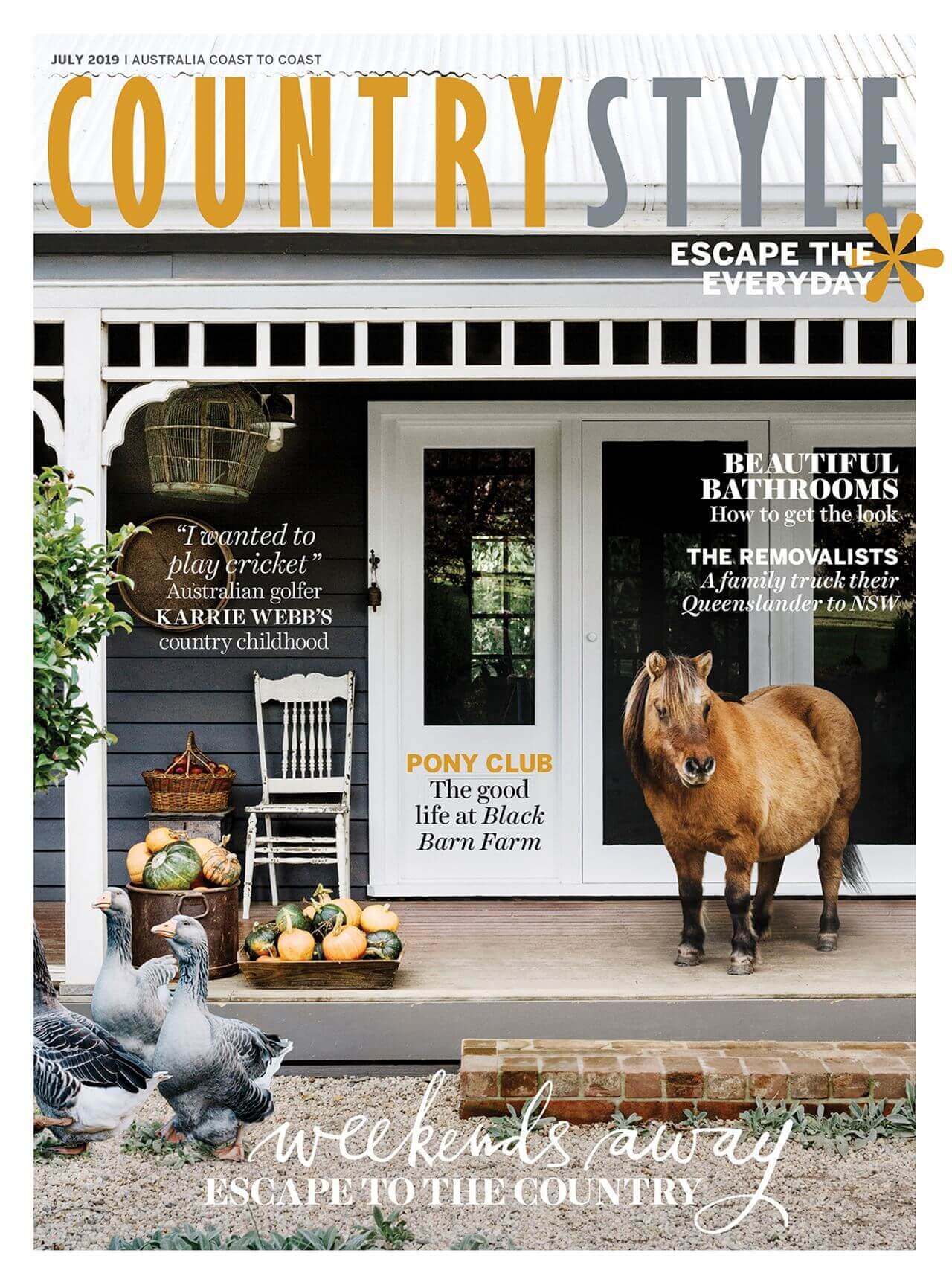 The Cabin, Byron Beach Abodes featured in Winter Escapes with Country Style Magazine
