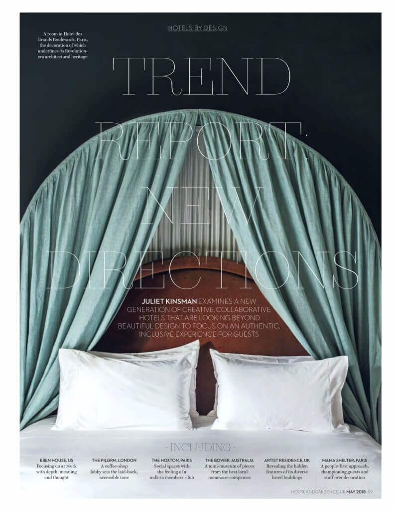 The Bower Byron Bay featured in House and Garden Uk Magazine