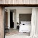 Master bedroom at The Cabin, Byron Beach Abodes