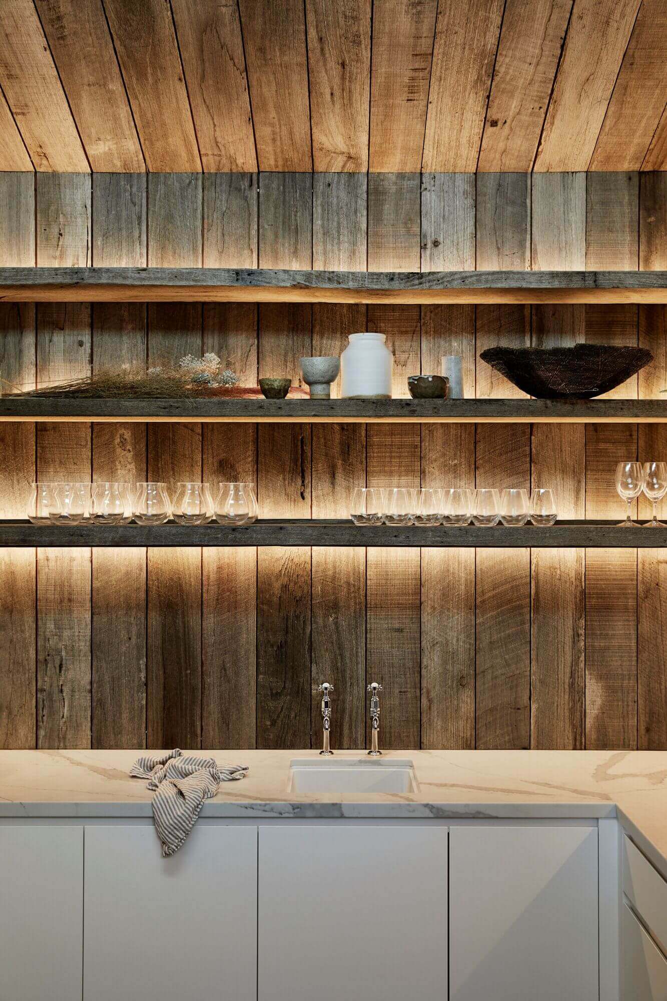 Butler's pantry at The Lodge, Byron Beach Abodes