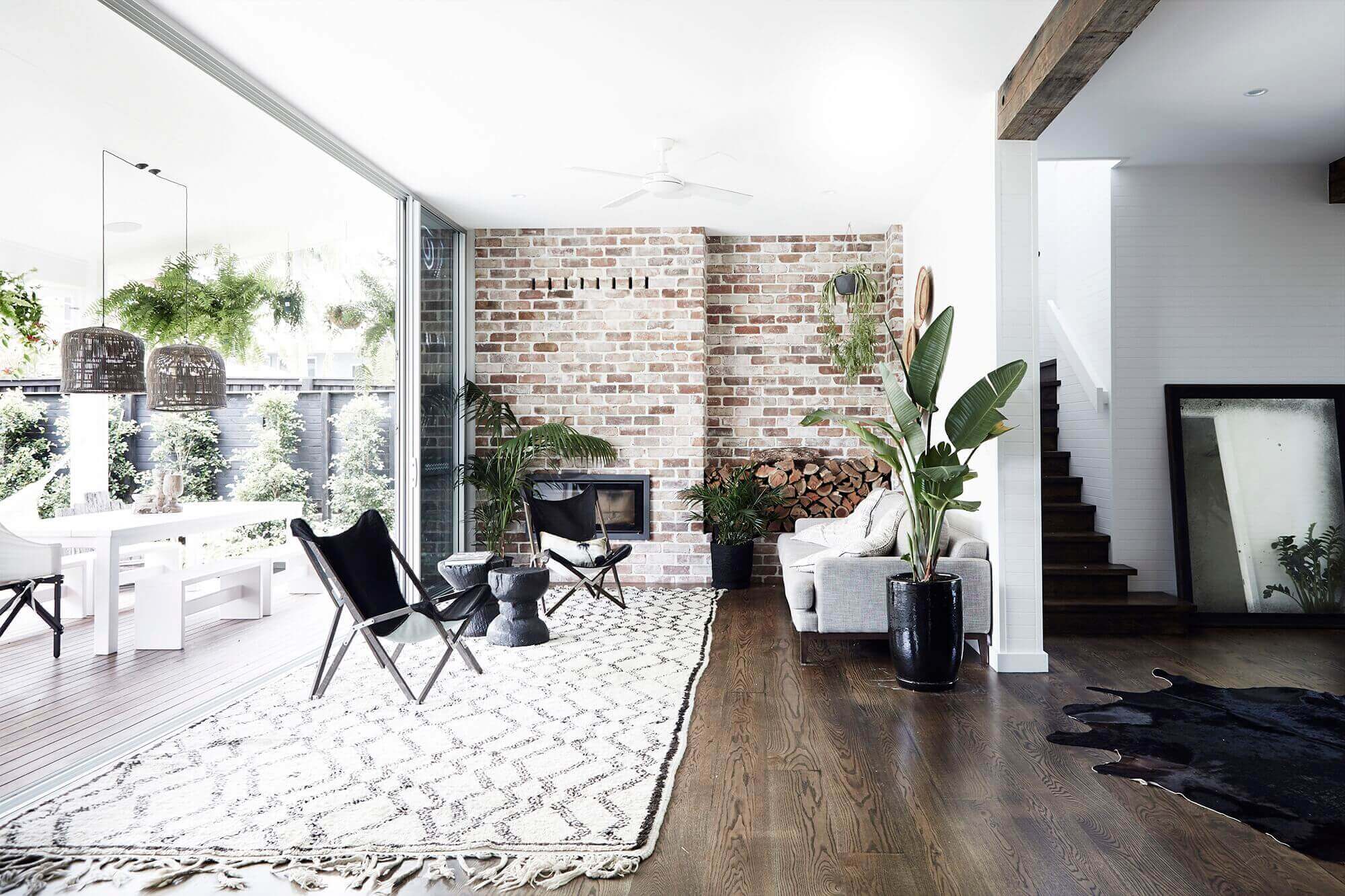 Living room at Magnolia House, Byron Beach Abodes